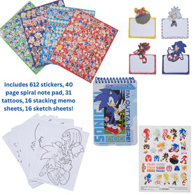 Innovative Designs Sonic crayons set delivers bright color for home and school projects.