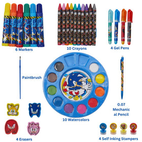 Innovative Designs Sonic sketch sheets invite young artists to plan stories.