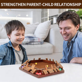 INNOVJOPRO Shut the Box instruction booklet invites simple setup and flexible house rules.