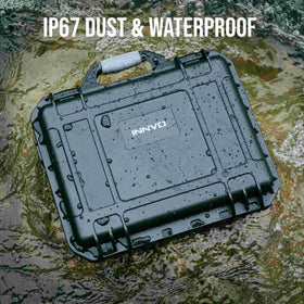 INNVO case seals against water and dust for safe travel