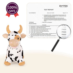 INPANY Bouncy Cow gift box presentation makes a ready to gift farm toy