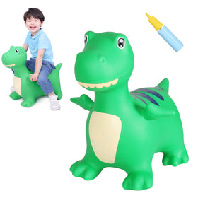 INPANY Bouncy Horse front view highlights a friendly design for gentle indoor play.