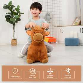 INPANY Child enjoys bouncing while building leg strength and balance.