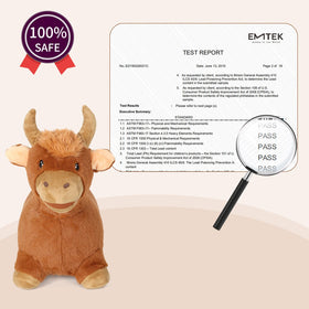 INPANY Durable eco-friendly plush cover keeps skin comfortable during play.