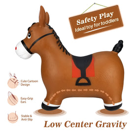 INPANY-kid-playing-outdoors-on-hopper encourages active exercise and balance.