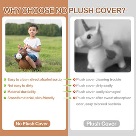 INPANY toddler-friendly-horse-design promotes safe, joyful jumping indoors or outdoors.