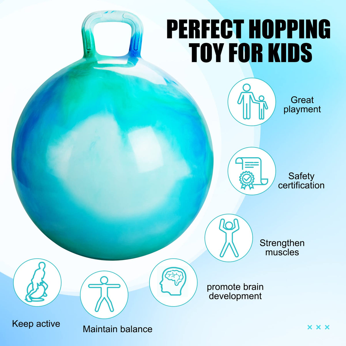 INPODAK Hopper Ball versatile for indoor and outdoor use