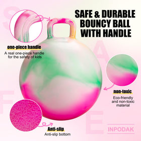 Inflation pump included with the INPODAK Hopper Ball for quick setup