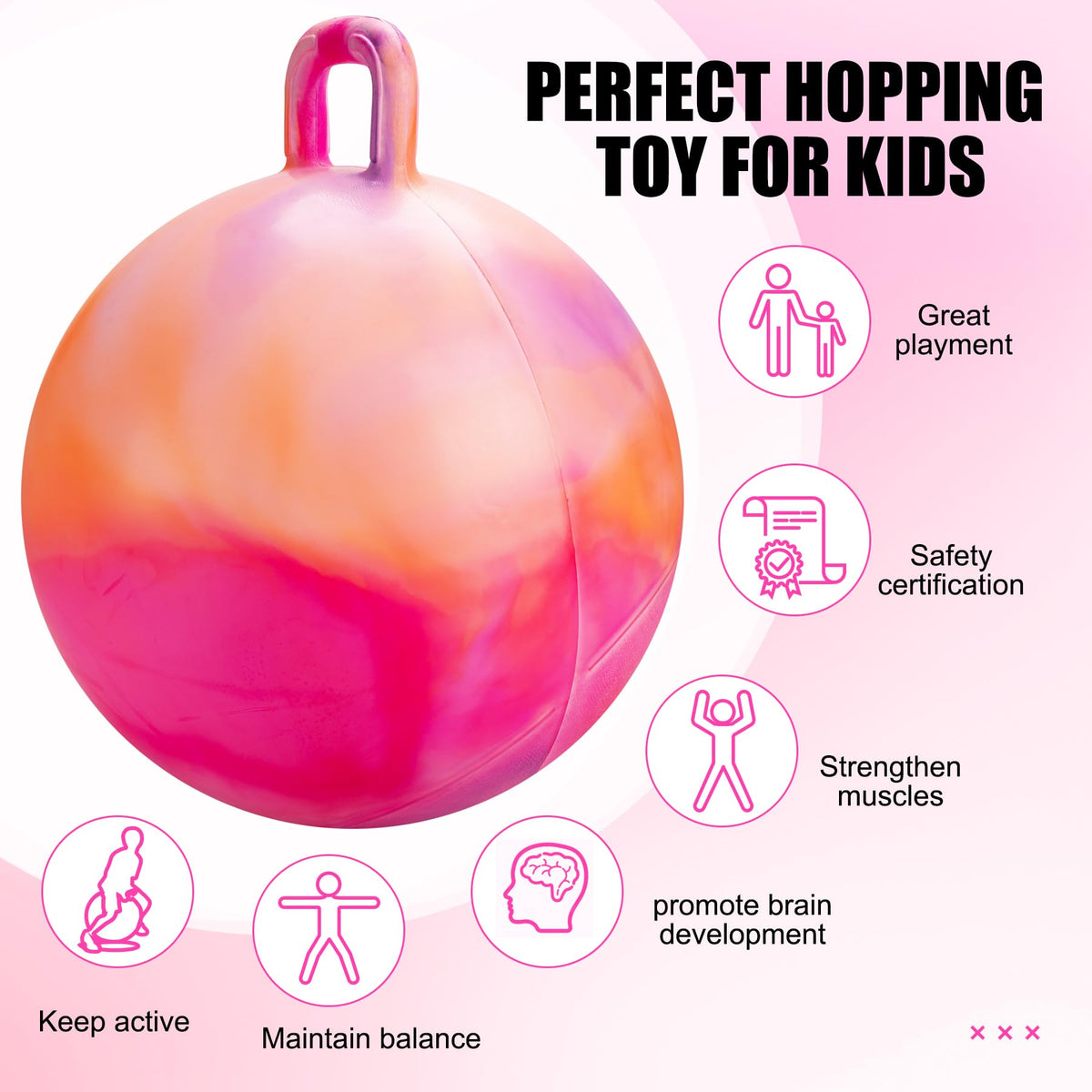 INPODAK Hopper Ball ready for outdoor play and activity