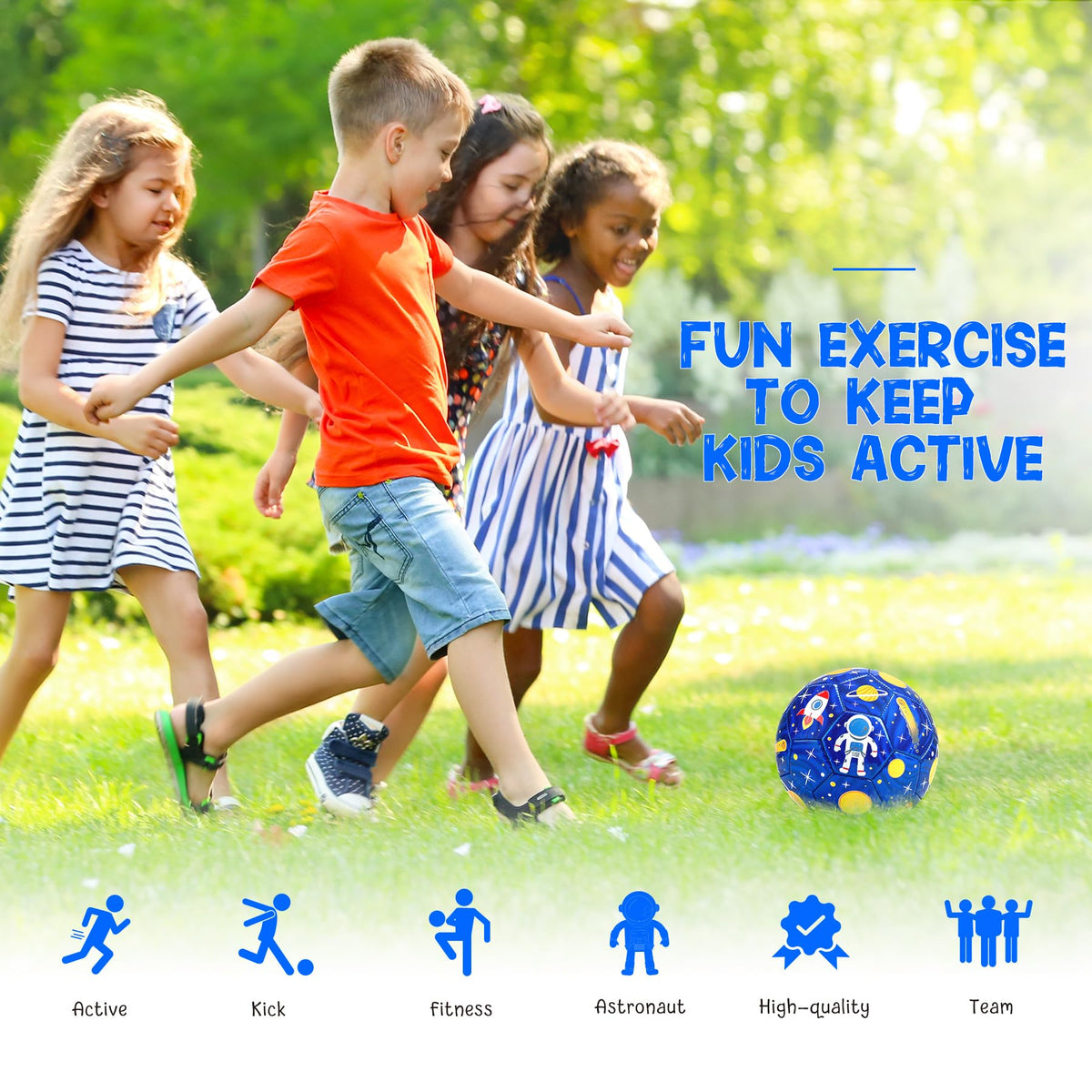 INPODAK Kids play outdoors, building coordination with a playful design.