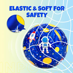 INPODAK Non-toxic PVC leather and reinforced stitching deliver lasting bounce.