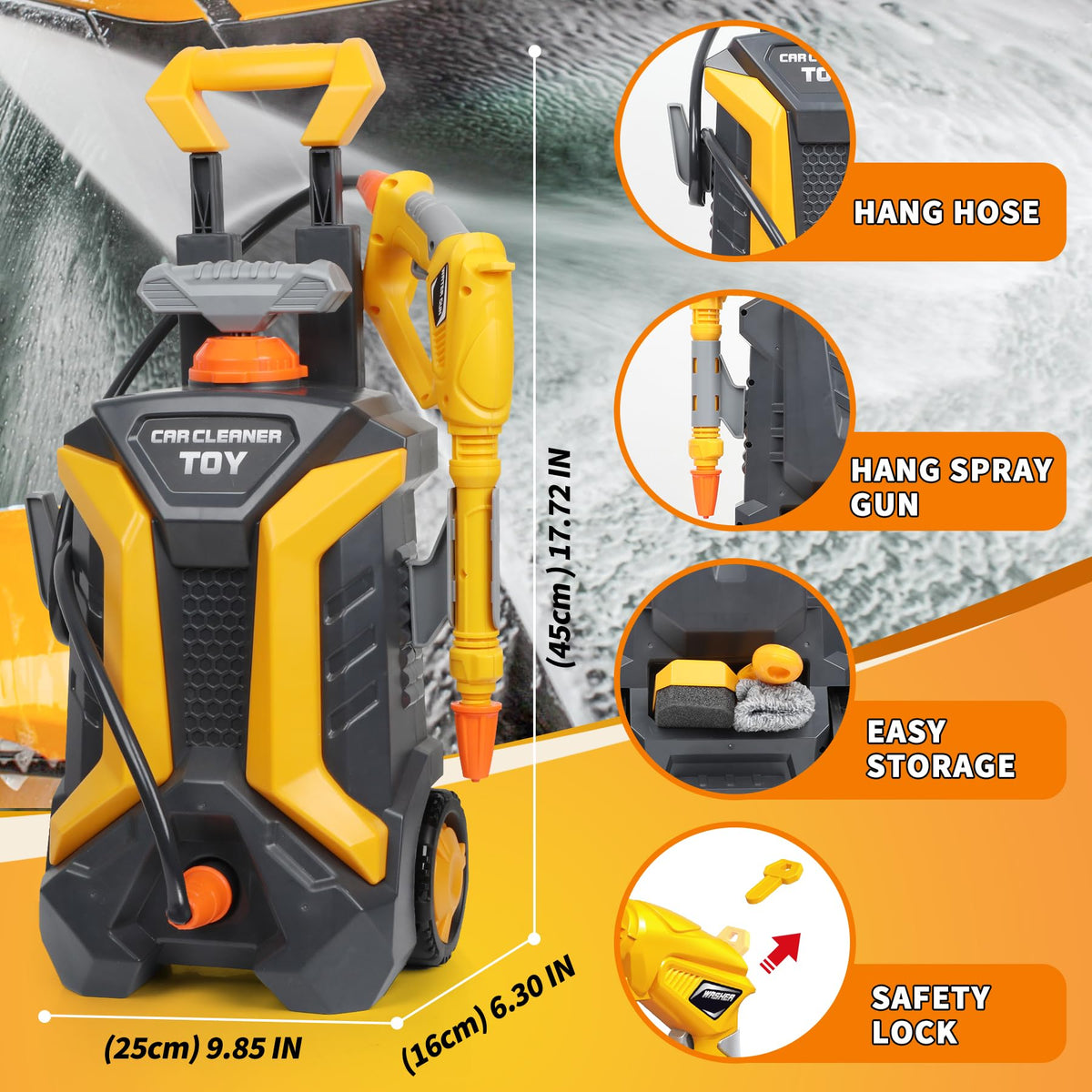 INRATELL Durable construction withstands outdoor use and water exposure.