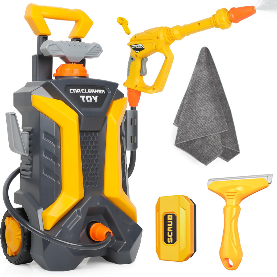 INRATELL Toddler Car Wash Toy outdoors, ready for imaginative play.