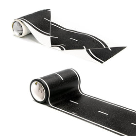 InRoad Toys PlayTape road roll on floor creates instant play routes.