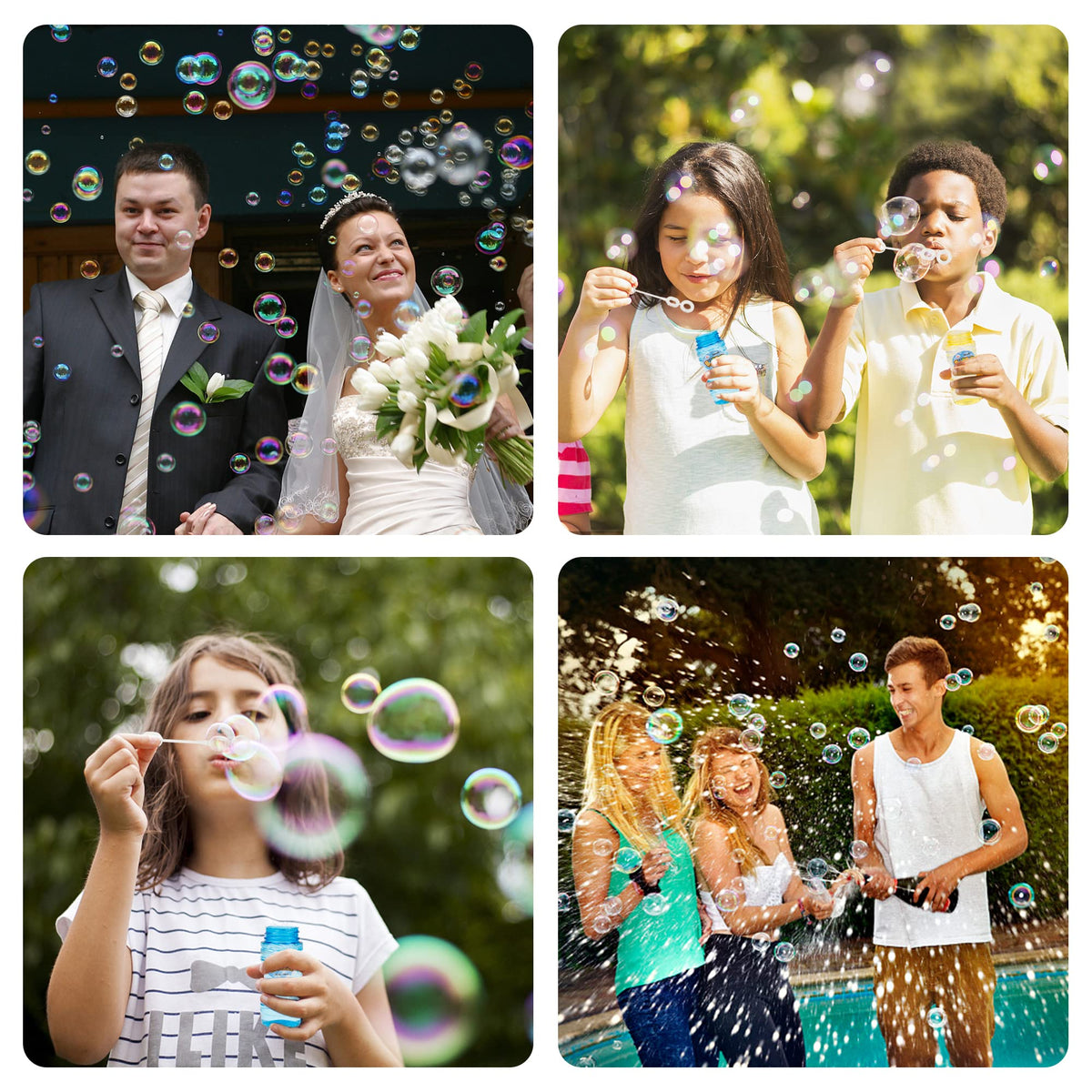 InsCraft 30-pack bubble bottles perfect for gifts, decor, and play.