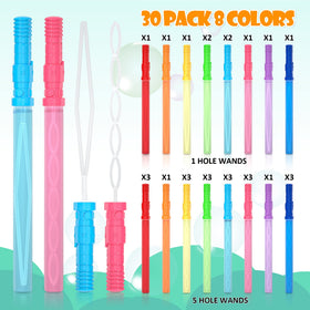 INSCRAFT 5-hole wand for bigger bubbles and dramatic play moments