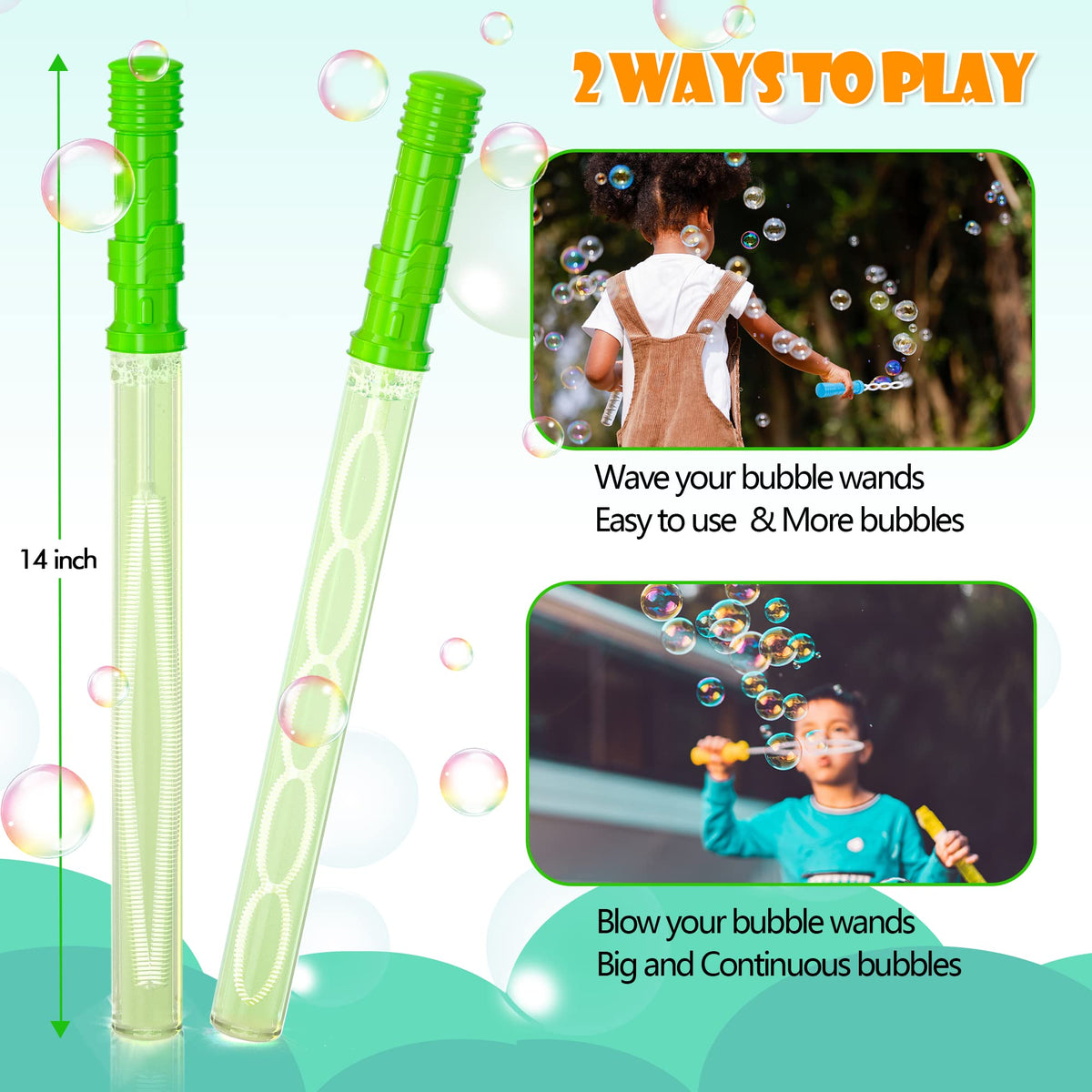 INSCRAFT big bubbles in action for festive outdoor entertainment