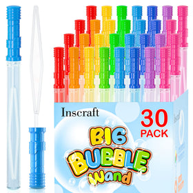 INSCRAFT 14-inch bubble wand with 8 colors and 1 hole for vibrant bubbles