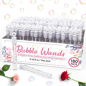 INSCRAFT bubble wands 180-pack ideal for weddings and celebrations.