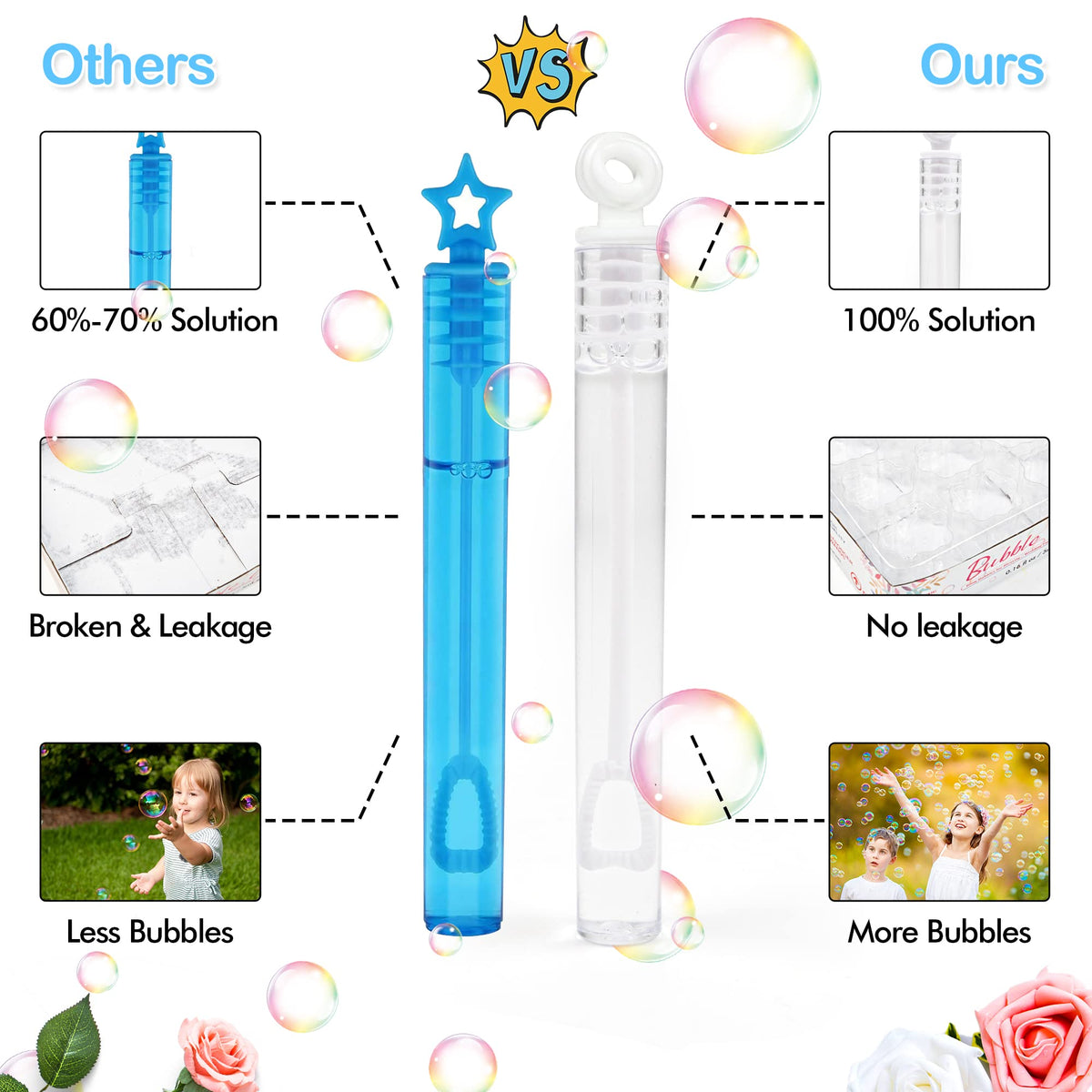 INSCRAFT pocket-size bubble wands for on-the-go celebrations