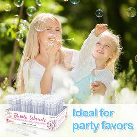 INSCRAFT leak-proof bottle bubble wands for safe transport
