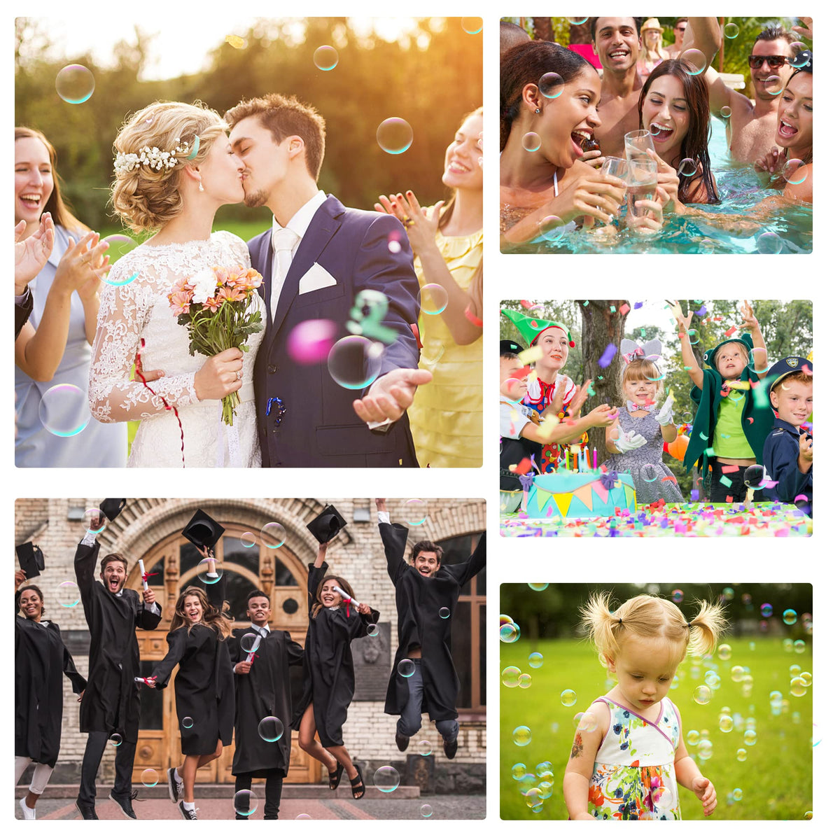 INSCRAFT high-quality bubble wands for family gatherings and gifts