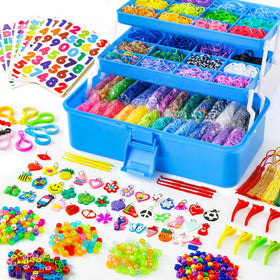 INSCRAFT rubber bands kit full set showcase vibrant colors for unlimited bracelet ideas
