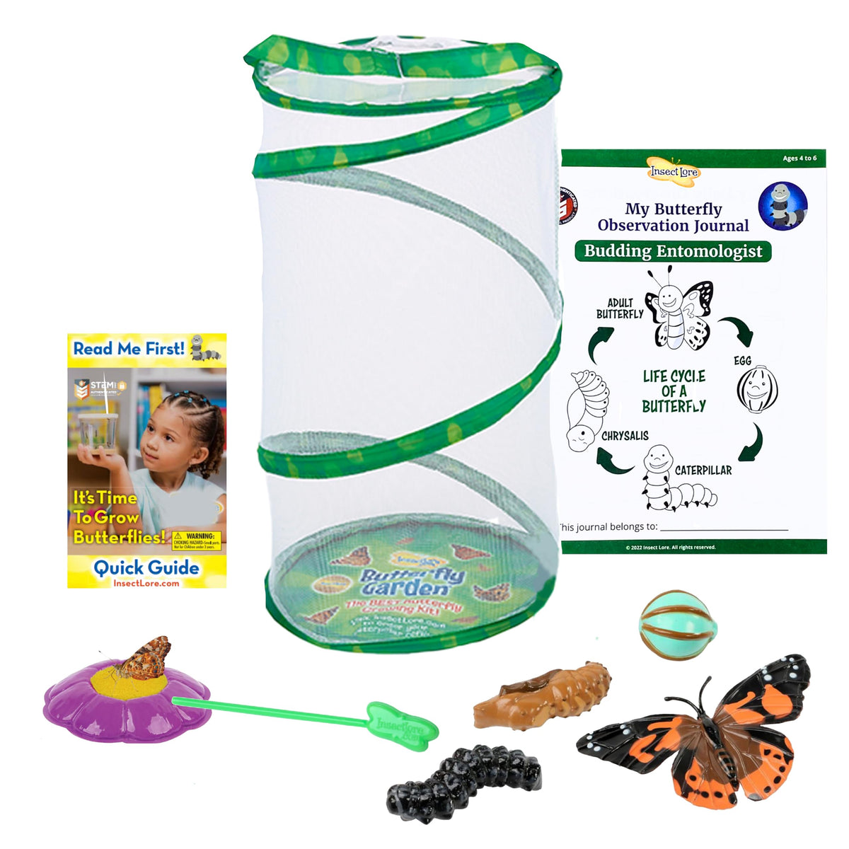Insect Lore Giant Butterfly Garden habitat for easy observation and family learning.