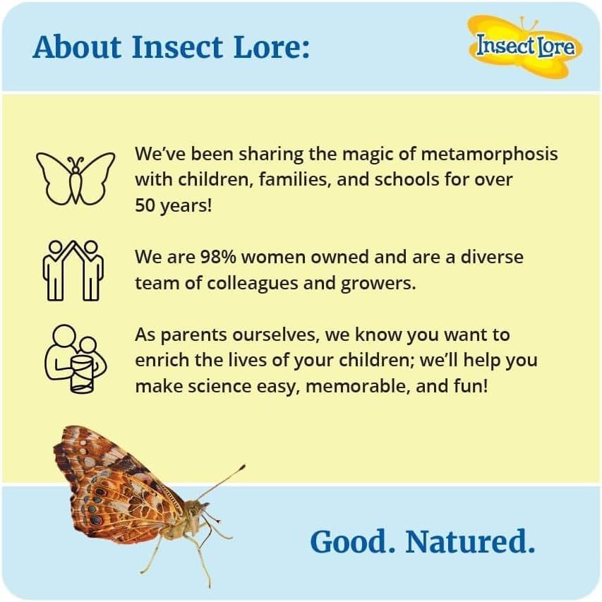 Insect Lore nutritious caterpillar food: fuel for healthy growth during metamorphosis