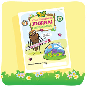Insect Lore release into garden demonstrates natural ecosystem observation possibilities.