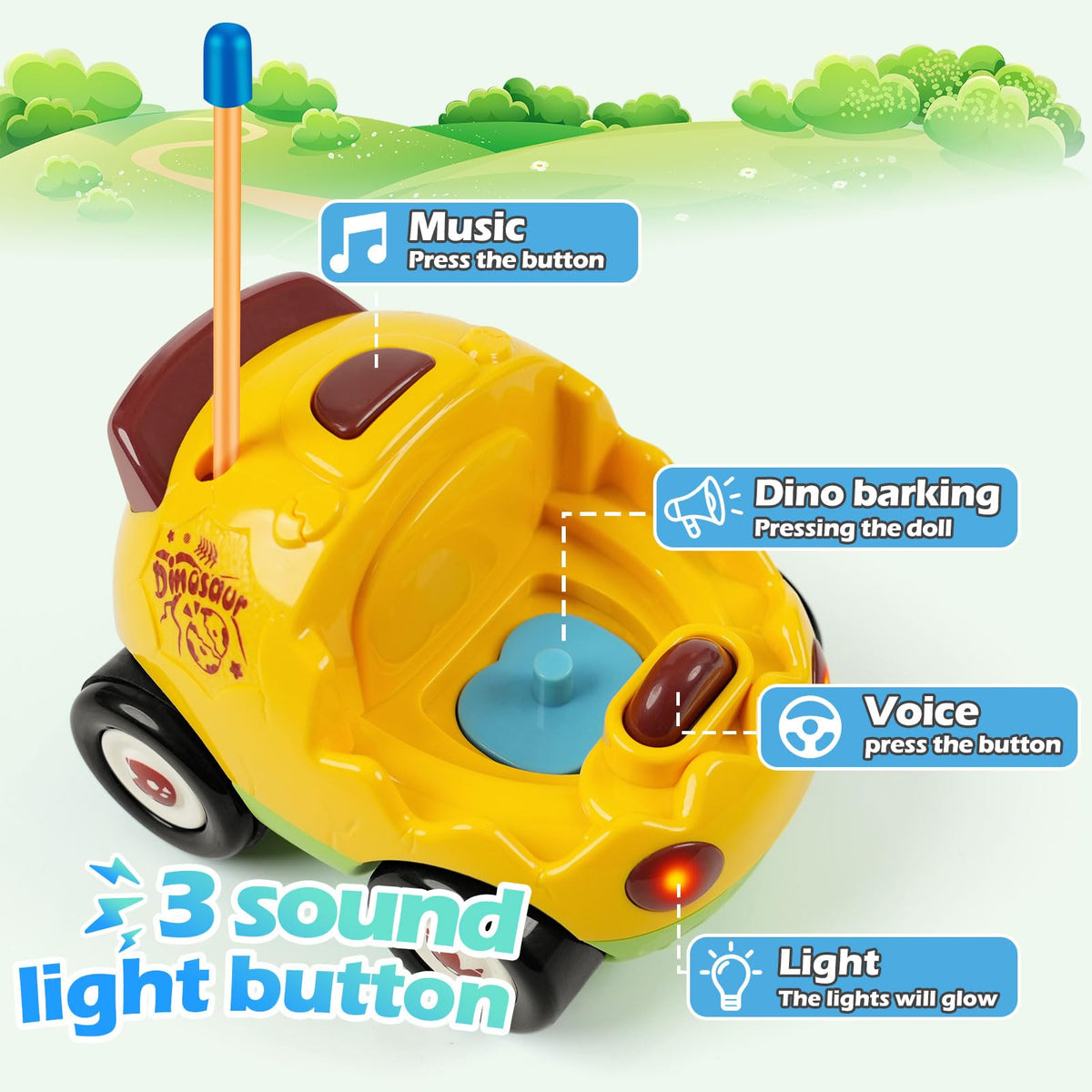 INSFUN interchangeable dinosaur figure for imaginative play