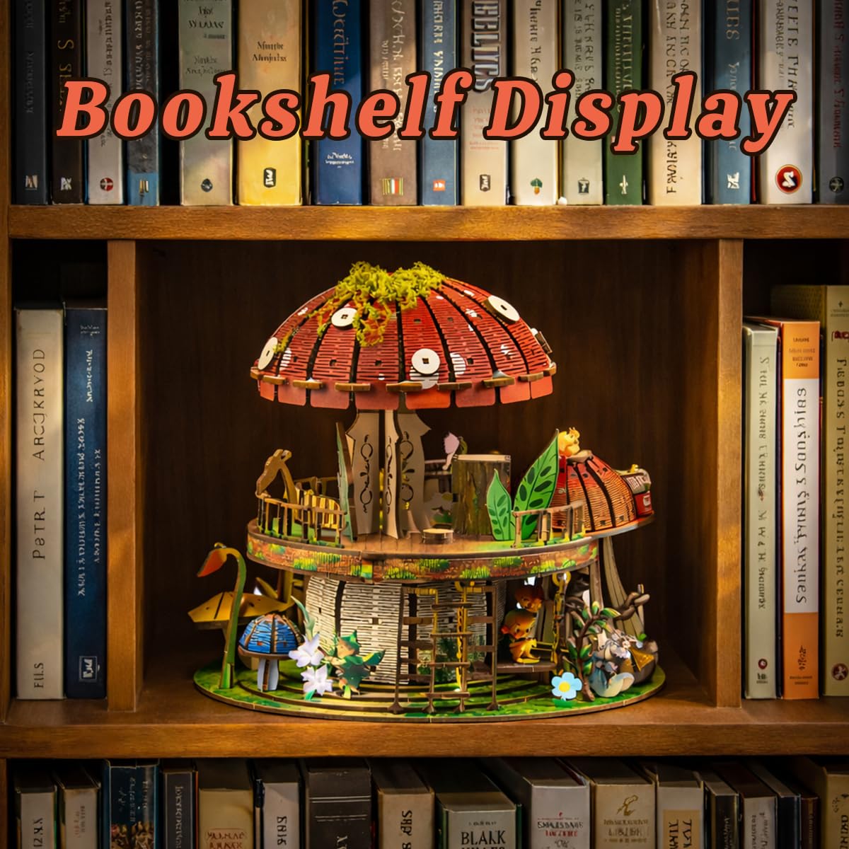 Full-color instruction manual for Insgen dollhouse kit
