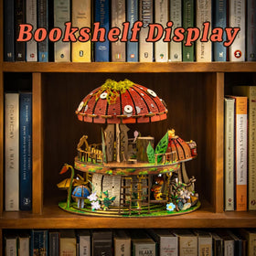 Full-color instruction manual for Insgen dollhouse kit