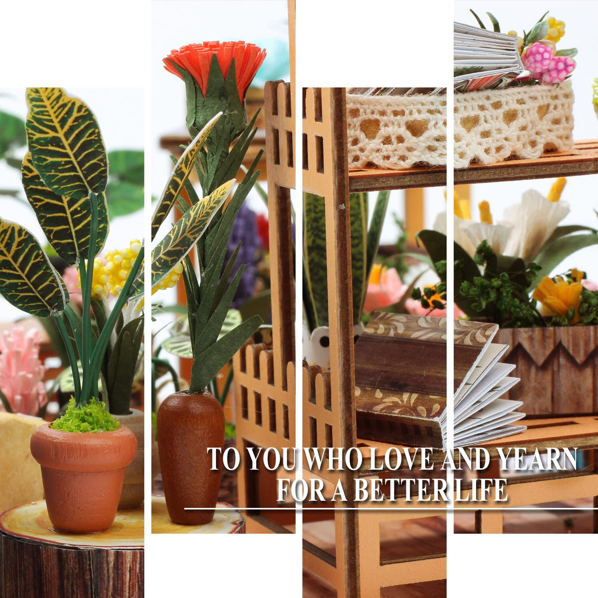 Insgen miniature furniture assembly for customizing rooms