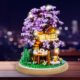 Insgen Purple and Yellow Sakura flowers for interchangeable bloom sets