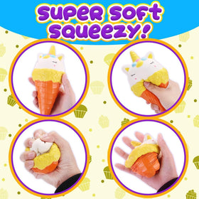 Insnug milkshake squishy with jumbo squeeze for tactile play