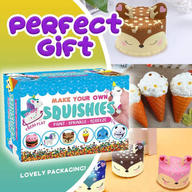 Insnug dessert squishies gift set packaging for easy storage and sharing