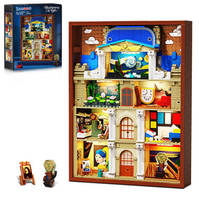 INSOON Artworks brick-detail frame close-up for tactile display