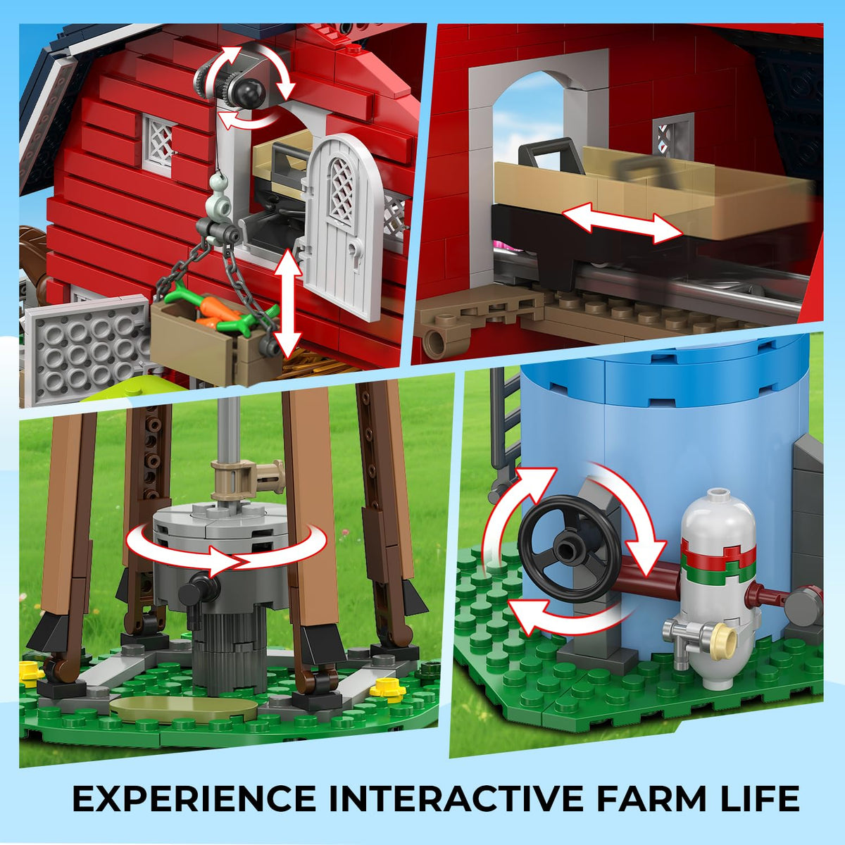 INSOON tractor haul scene supports interactive farming role-play