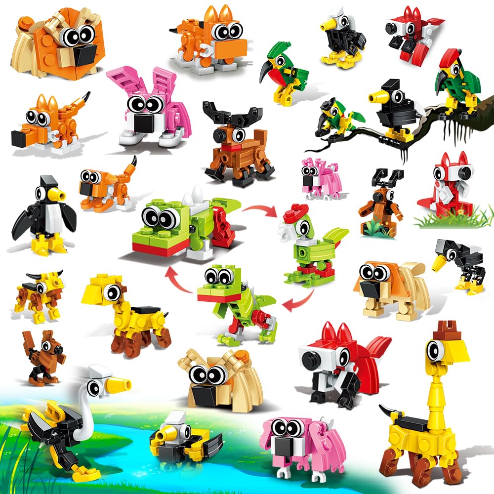INSOON 30 Animals Pack assorted figures for imaginative party favors