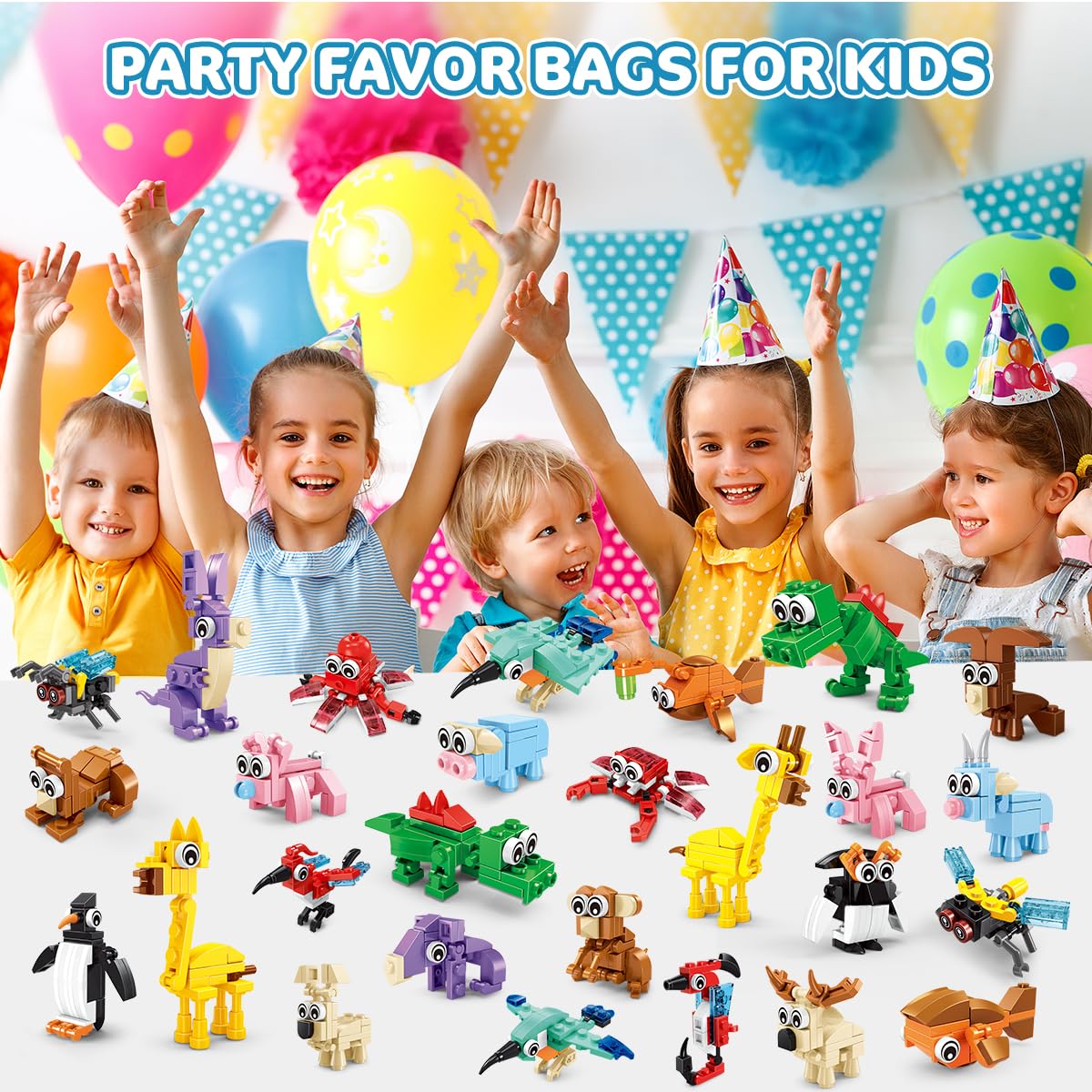 INSOON animal blocks inside set show 45 designs for creative play