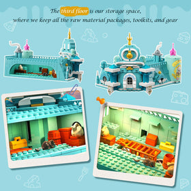 INSOON Castle Dairy Bakery second floor bedroom with fireplace for cozy scenes.