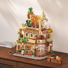 INSOON City Bakery Café set adjustable clock hands enhance interactive playtime.