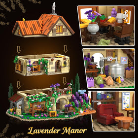 INSOON Lavender garden with pumpkin patches enhances romantic setting