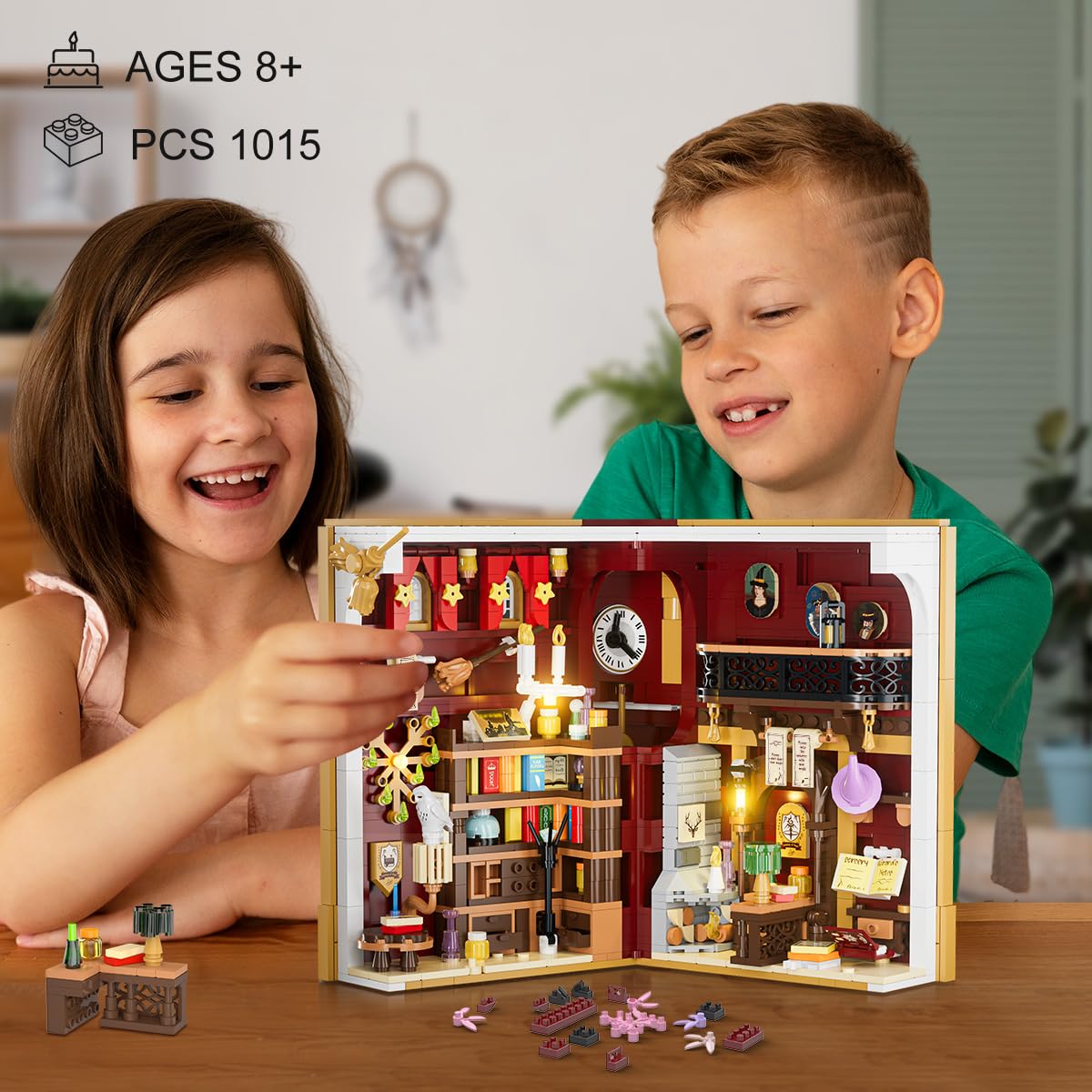 INSOON Magic Book Nook desk scene serves as a stylish centerpiece.