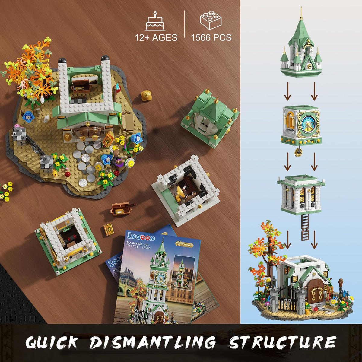 INSOON Clock Tower invites hands on learning with ladders and details