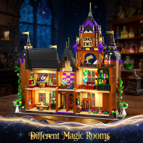 INSOON Magic School Spiral Towers add dramatic architecture for shelf display.