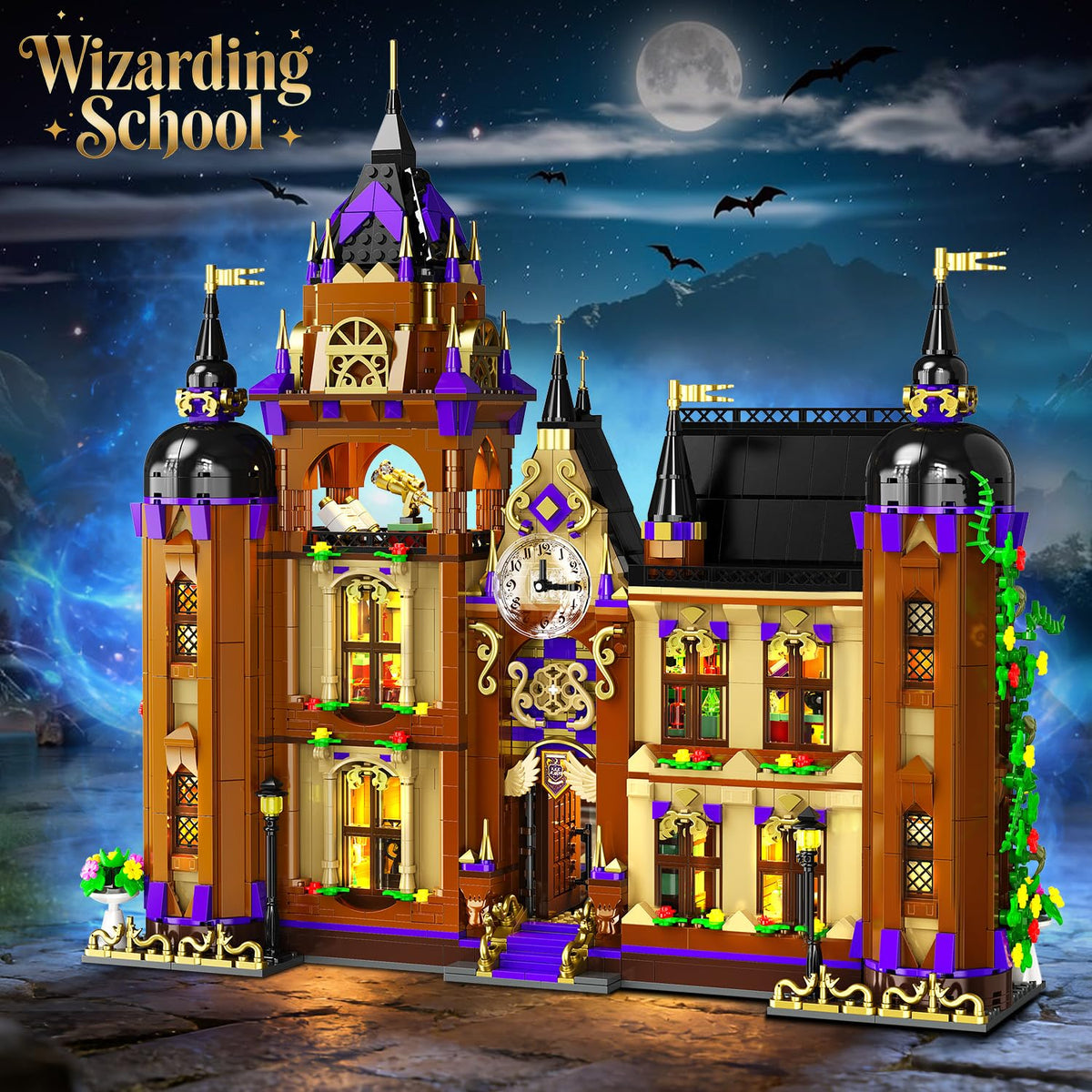 INSOON Magic School Vine Walls provide magical ambience and textured exterior.