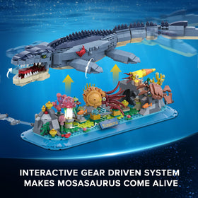 INSOON Mosasaurus nautilus figures add realism to the ecosystem