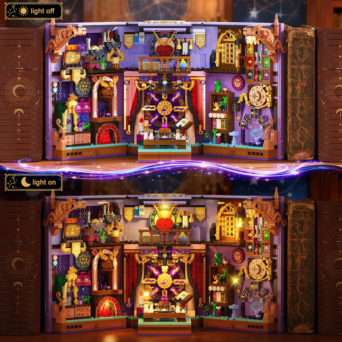 INSOON Mystic Divination Book Nook side-profile shows sturdy construction